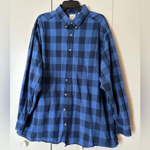 ROWN blue men’s button down shirt